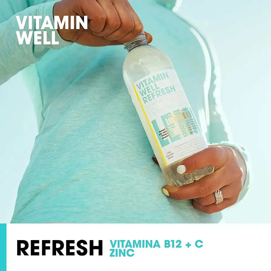 Vitamin well pack 4x vitamin drink 500ml refresh lemon kiwi flavor - Image 3